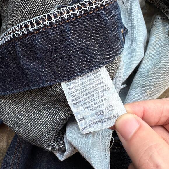 Crazy Vintage Buddy Lee Cant Bust Em Cinch Back Jeans - Picture 7 of 8